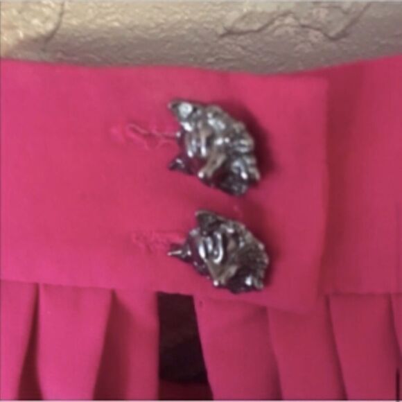 Women’s BCBG Hot Pink Open Back Cocktail Dress - Picture 6 of 7